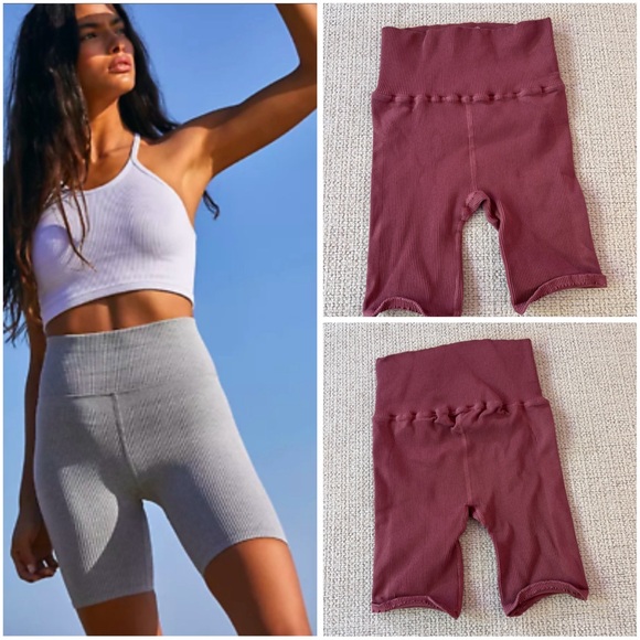Free People Pants - Free People Happiness Runs Bike Shorts
